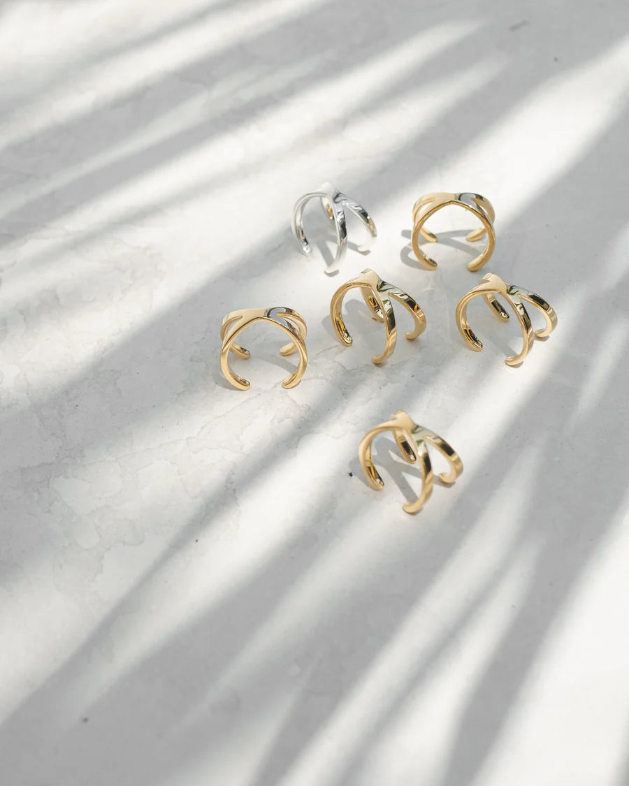 Gold-Vermail & Silver Ring - CRADLE