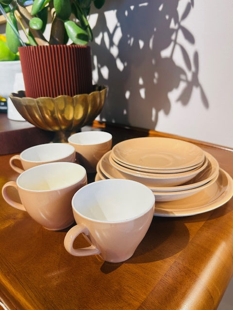 Crown Lynn Tan Set