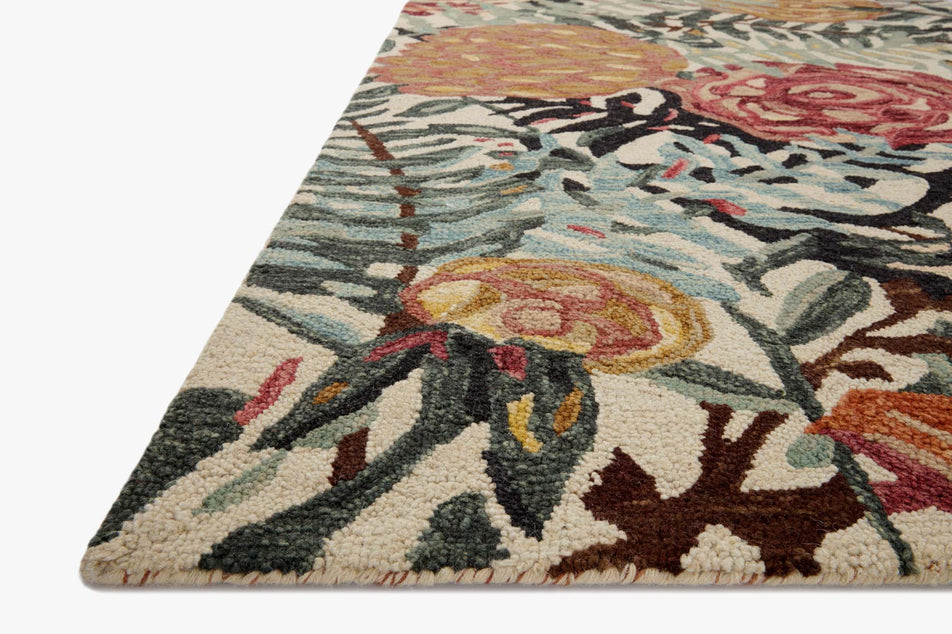 Belladonna Blossom Ivory Lagoon Rug