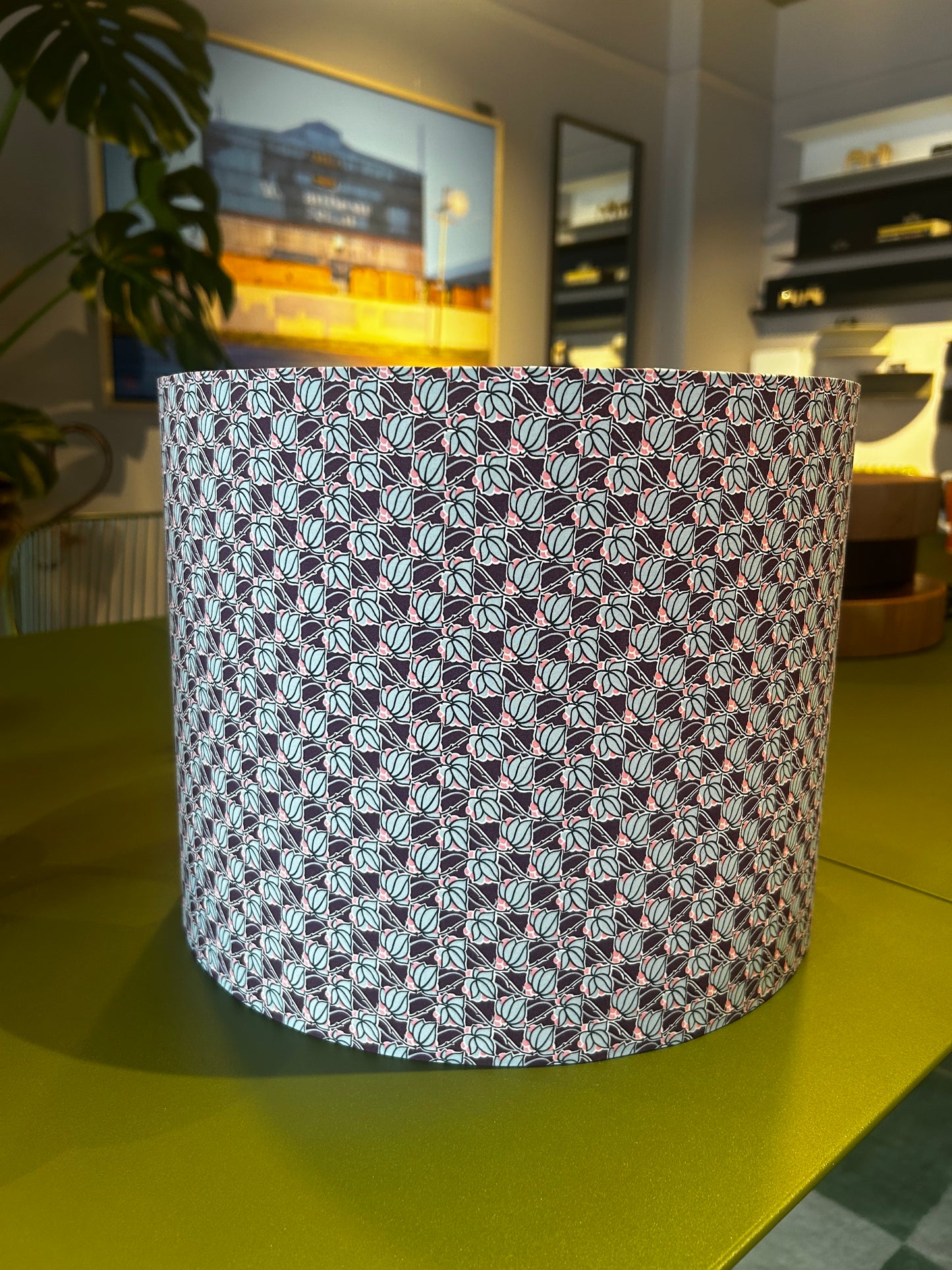 Klein & Blue Drum Lightshade - Liberty