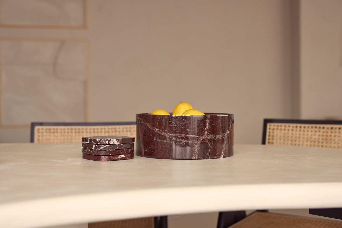 Marble Fruit Bowls