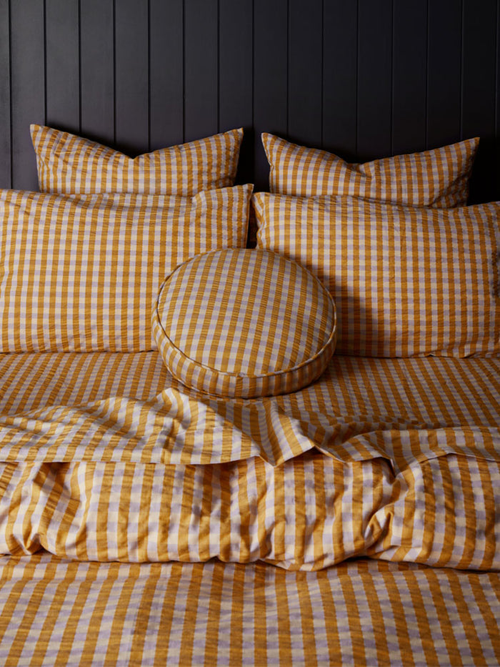 Mango Seersucker Standard Pillowcase Set