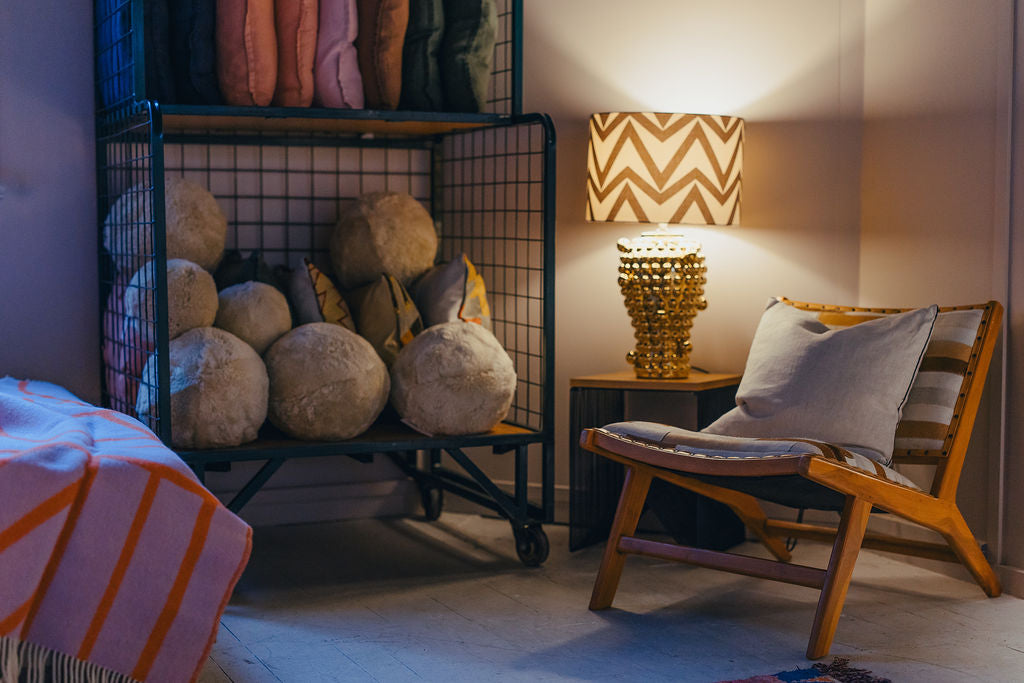 Sheepskin Ball Cushion - Small