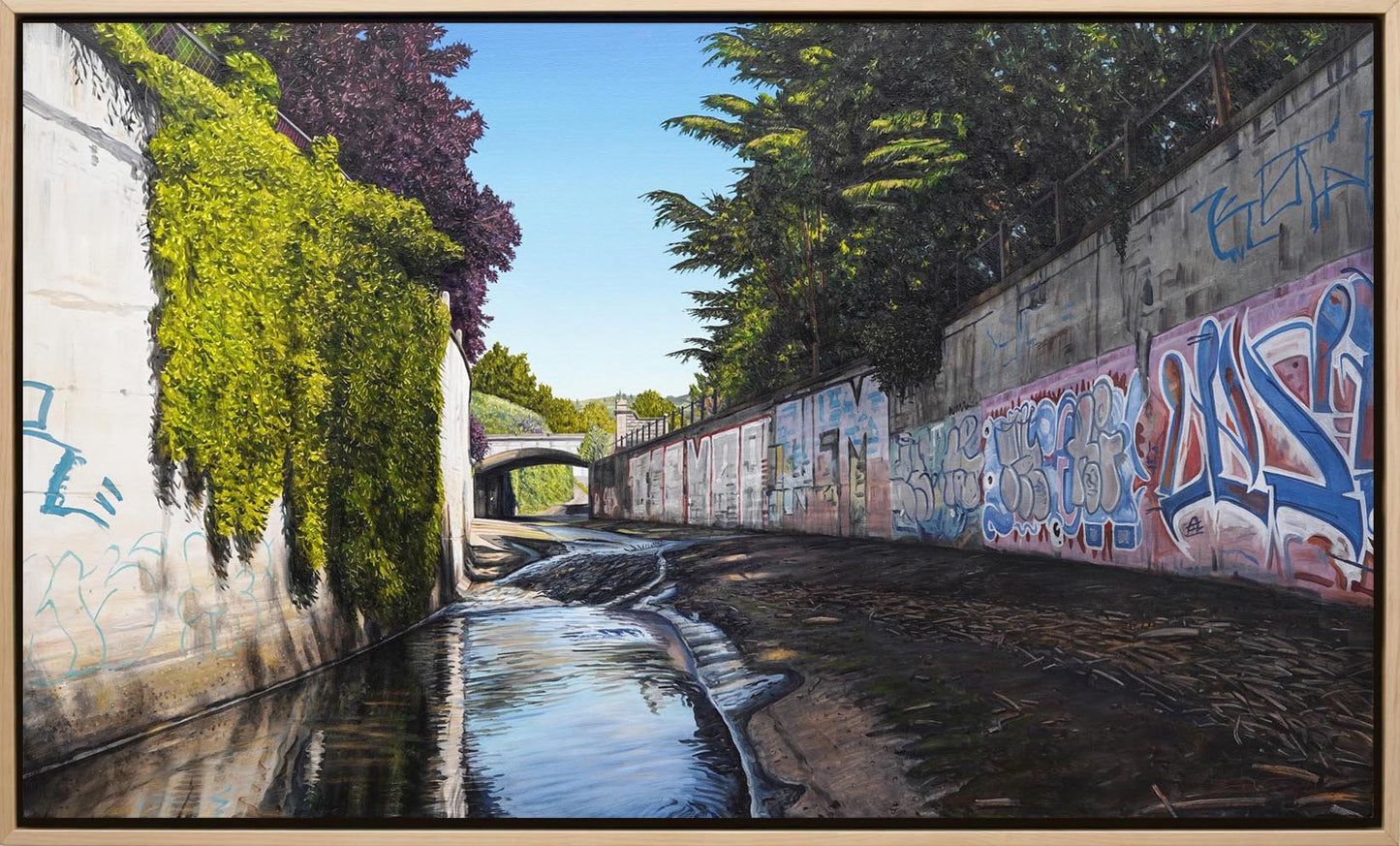 Water of Leith IV (2021) - Limited Edition Canvas Art Print