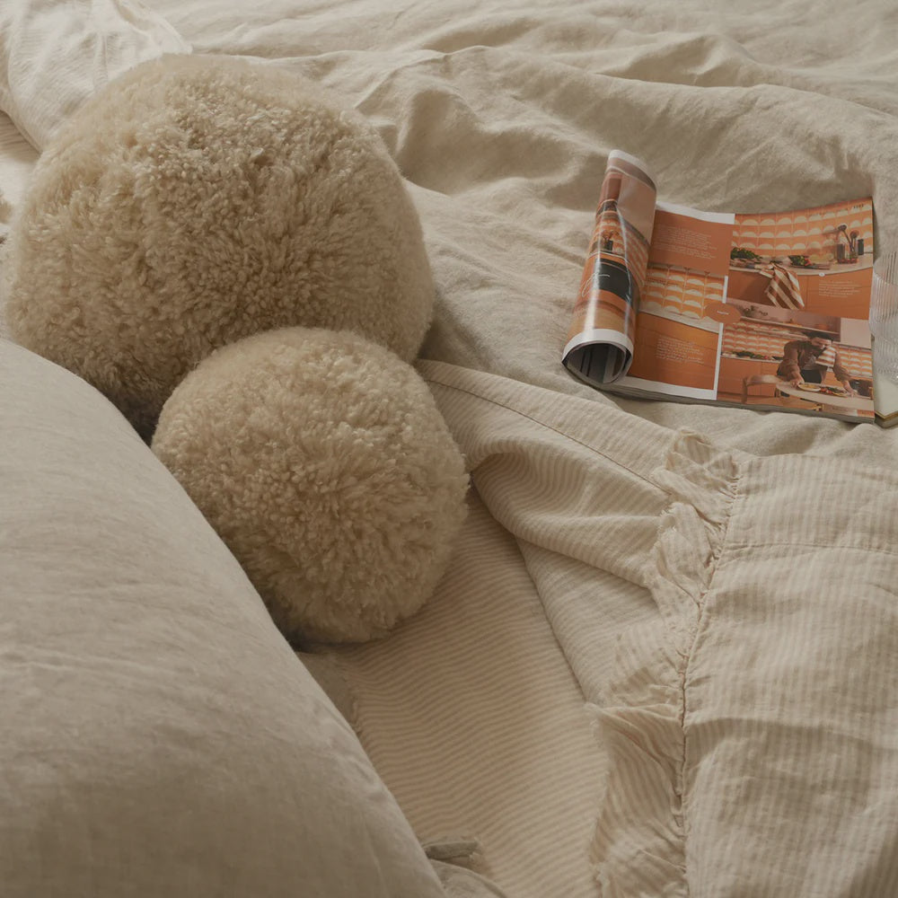 SheepSkin Ball Cushion - Medium
