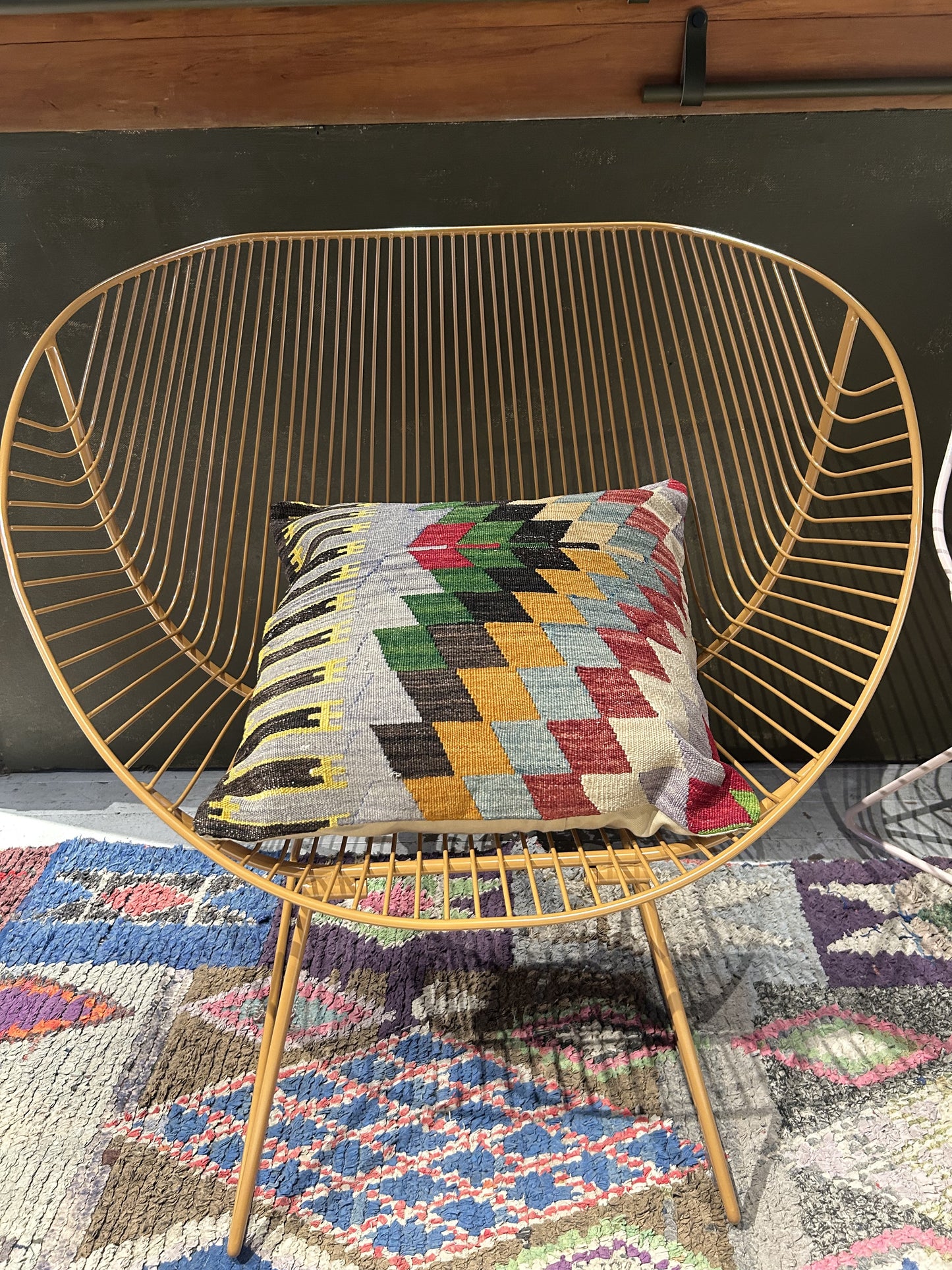 Vintage Kilim Wool Cushions - Bright 2