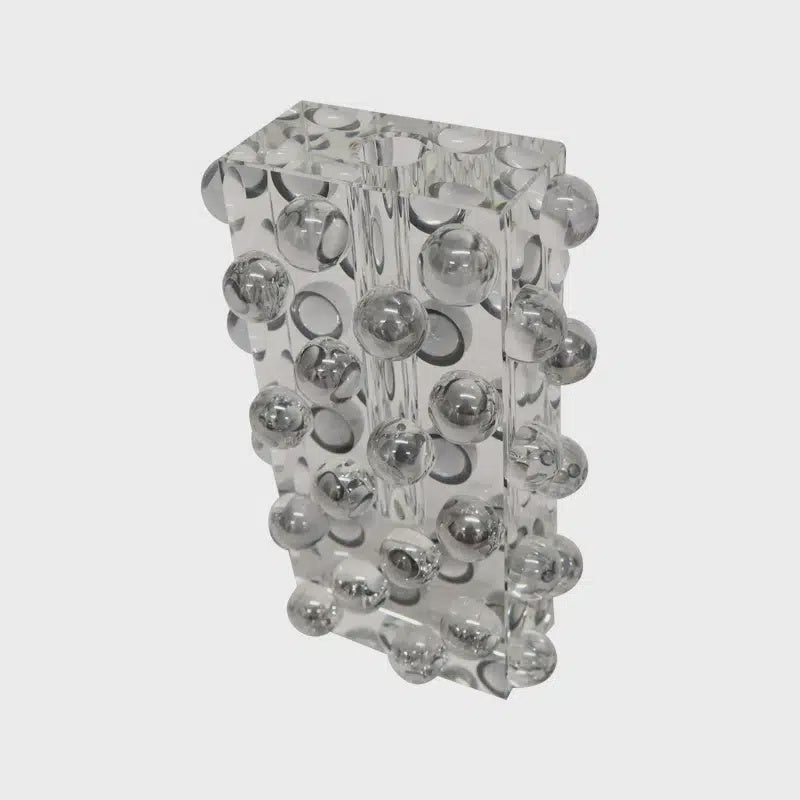 Crystal Durland Vase - Smoke