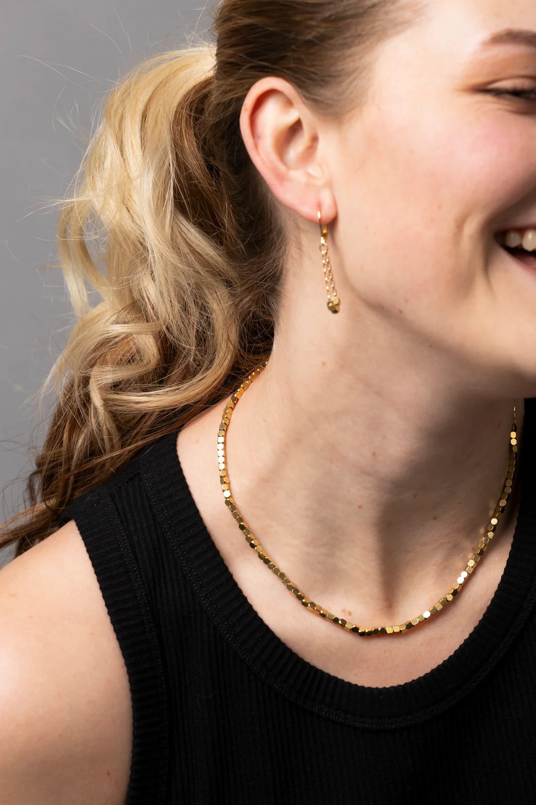 Groove Gold Necklace