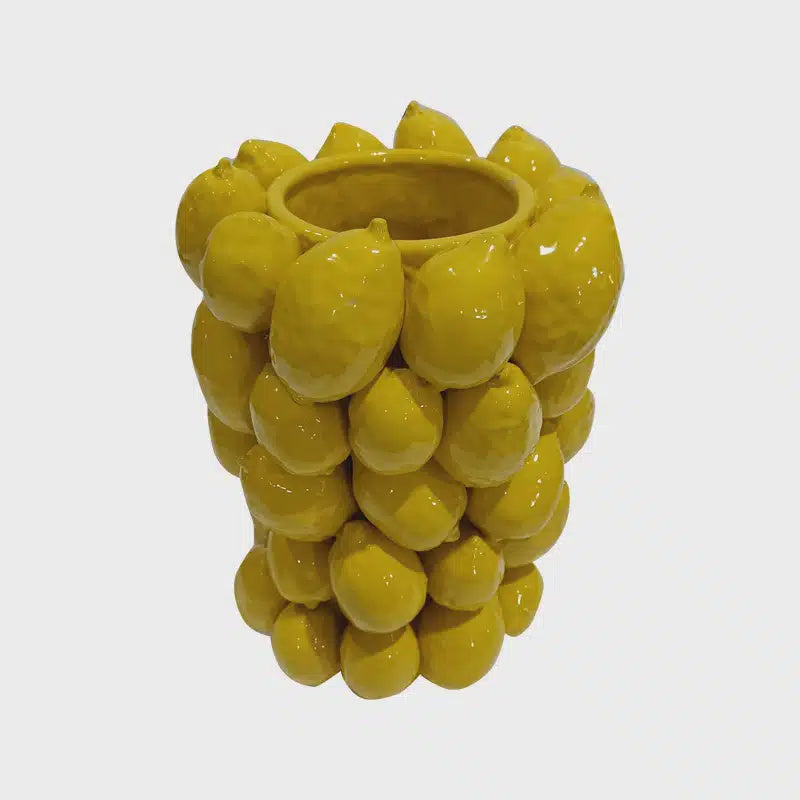 Ceramic Lemon Vase