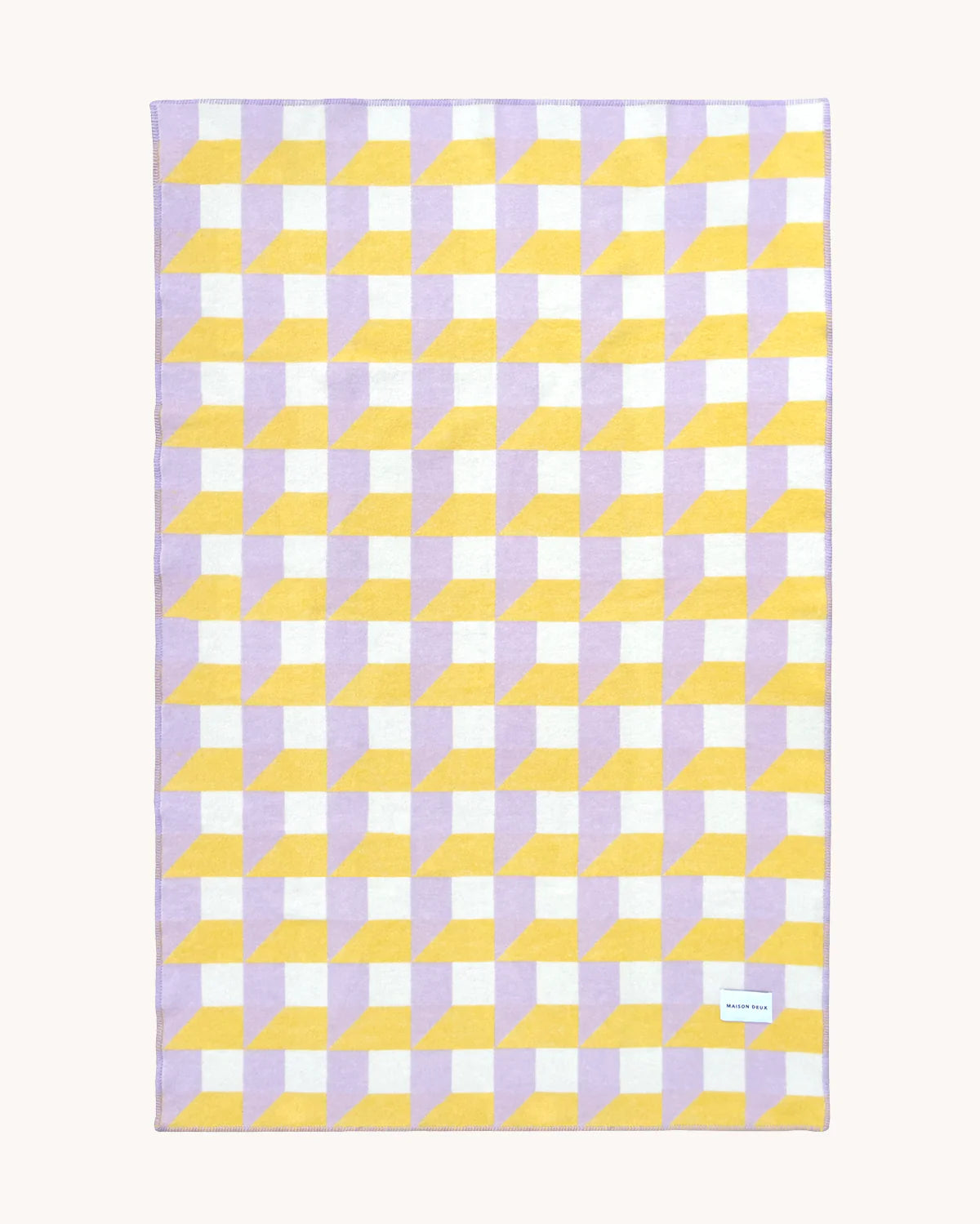 Cubics Blanket - Lilac Sun