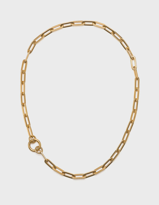 Long Loop Chain - Yellow Gold - Long