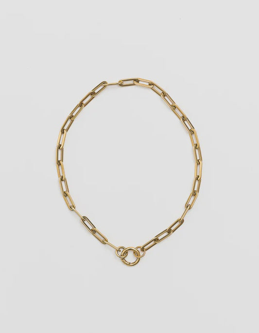 Long Loop Chain - Yellow Gold - Short