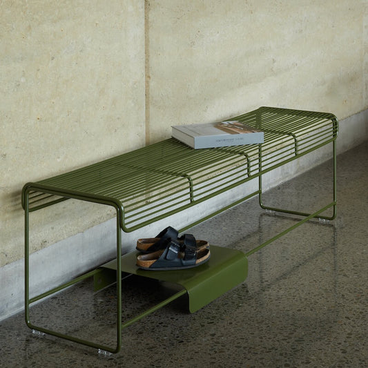 Benmore Bench Seat - Stainless Steel - Fern