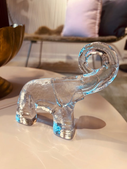 Swedish Crystal Elephant