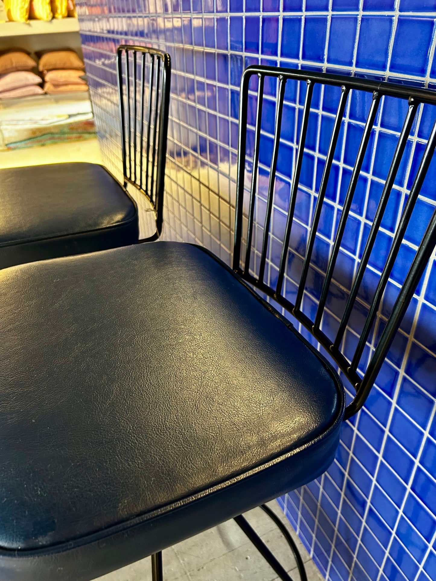 Mid Century Bar Stools - Set of 3