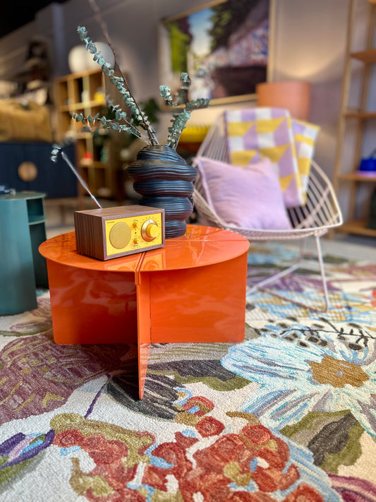 Chris Cross Coffee Table - Gloss Orange