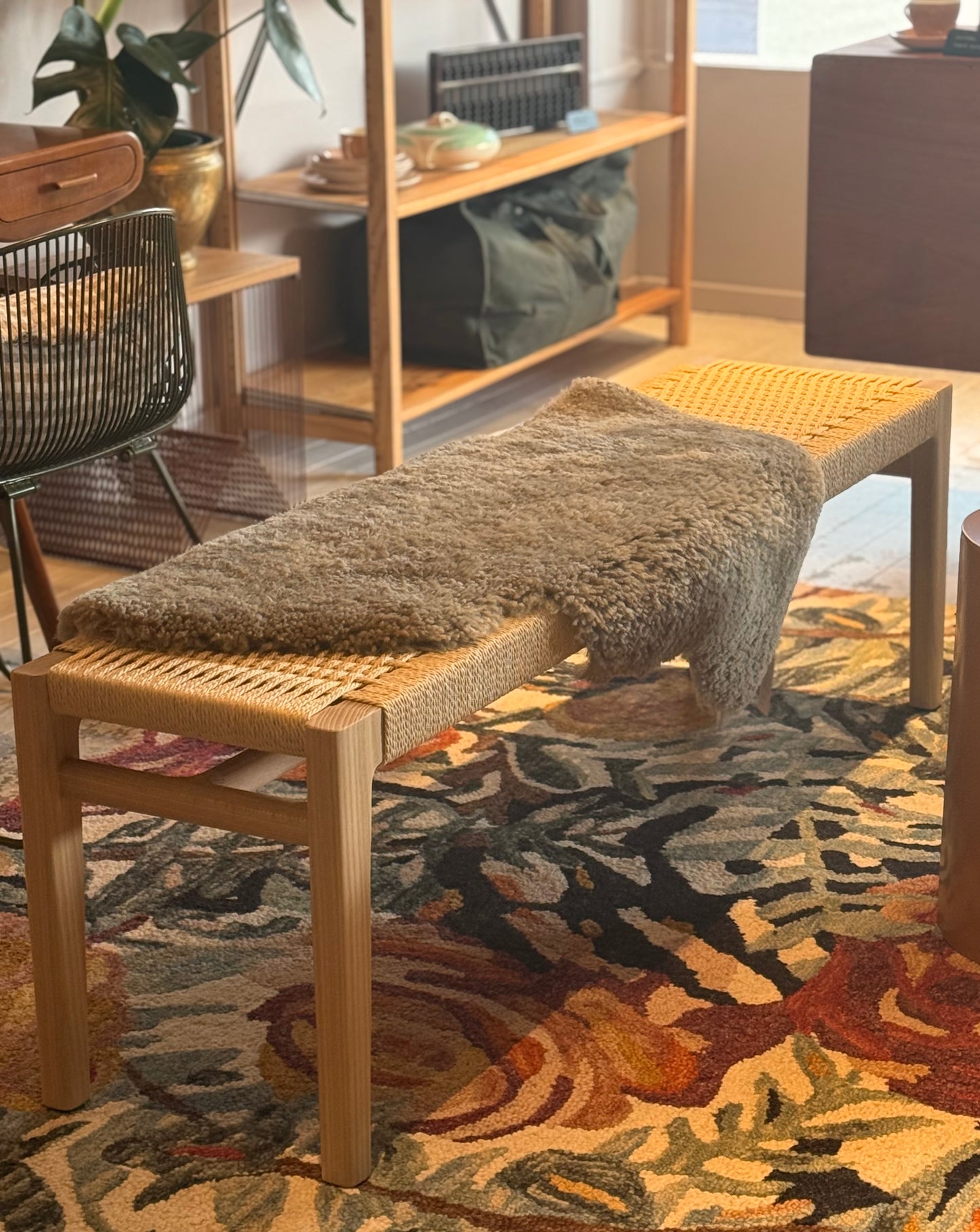 Bermuda Bench Seat - Natural Finish