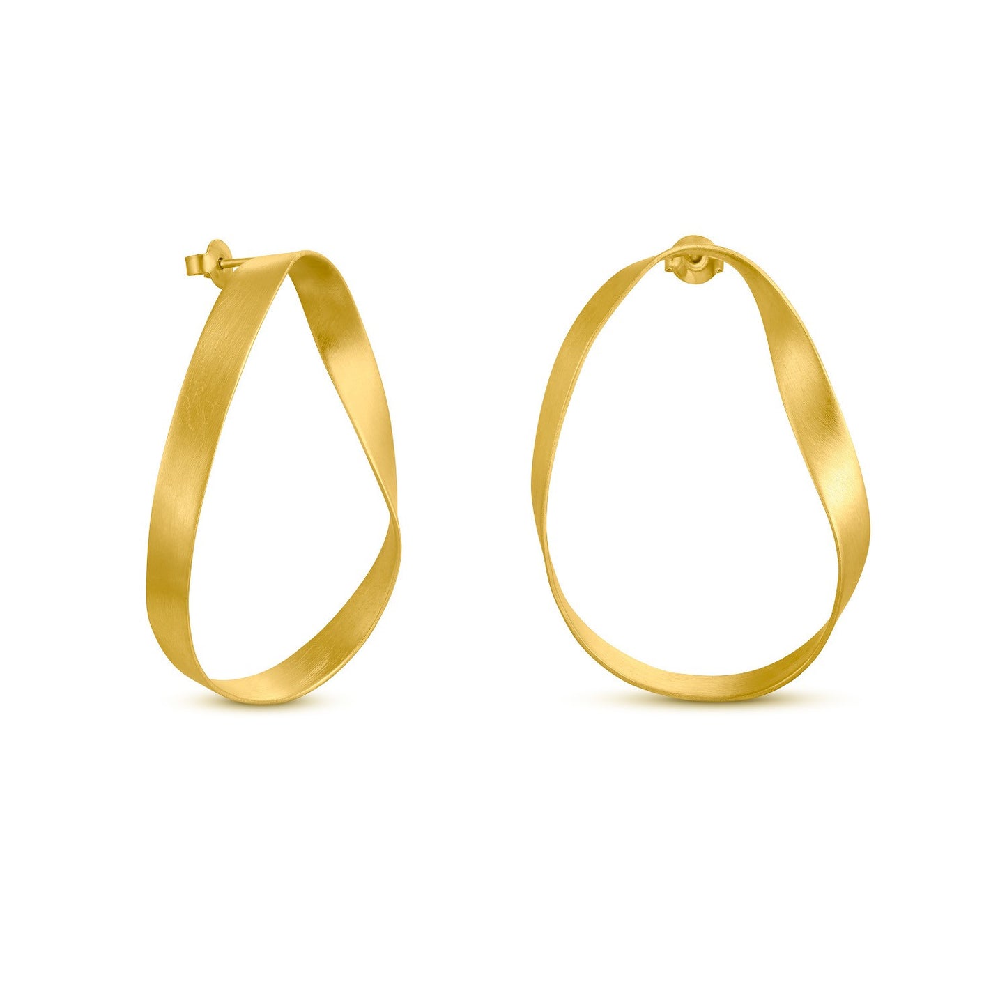 Oceanica Large Golden Earrings