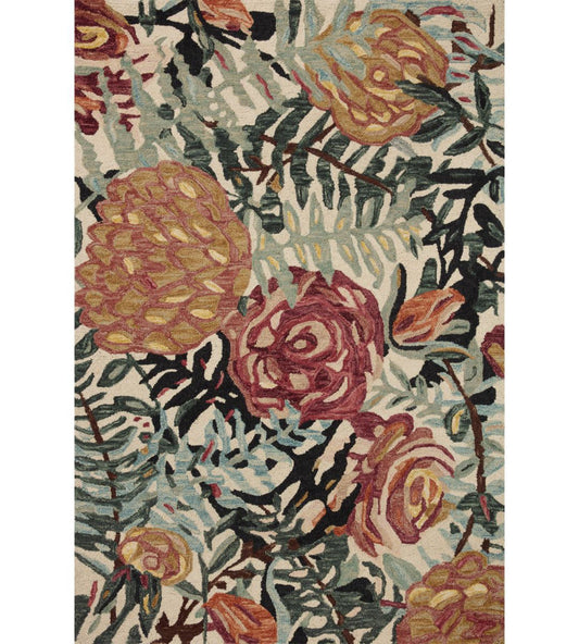 Belladonna Blossom Ivory Lagoon Rug