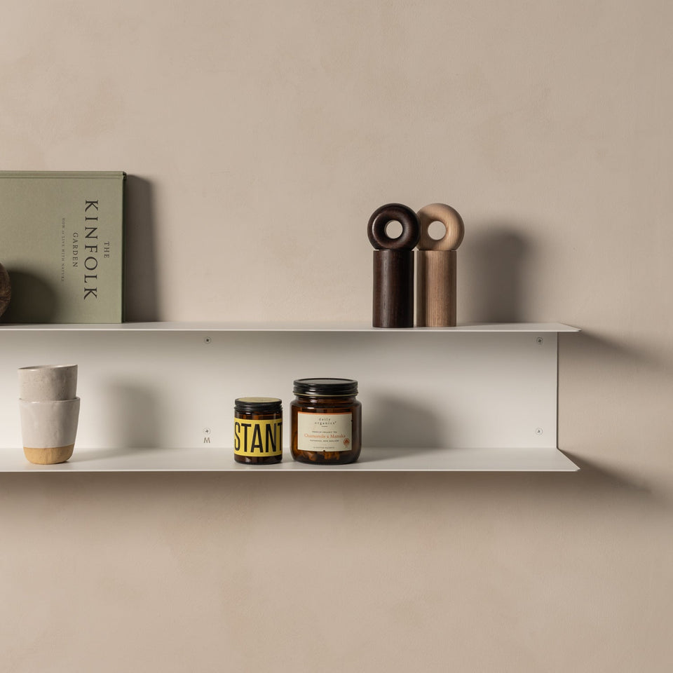 FOLD Double Shelf 1000 - White