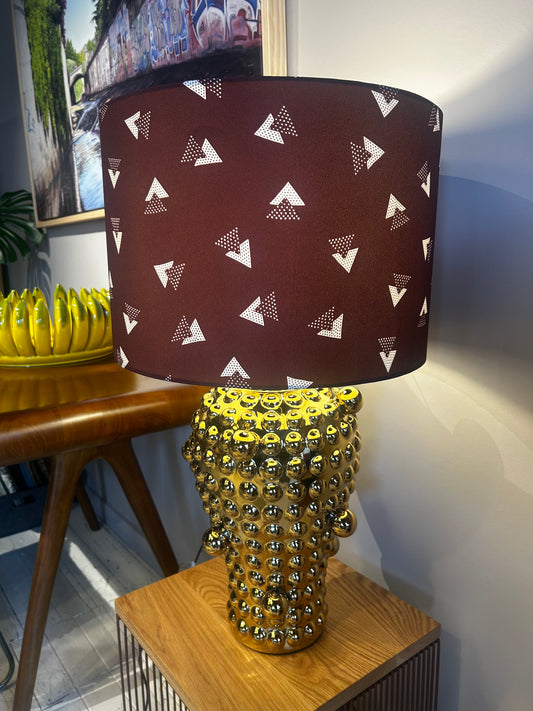 Klein & Blue Drum Lightshade - Maroon