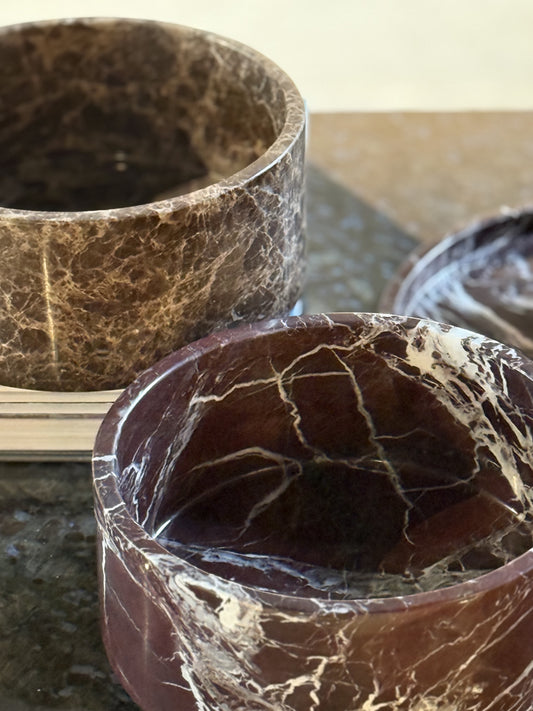 Marble Fruit Bowls