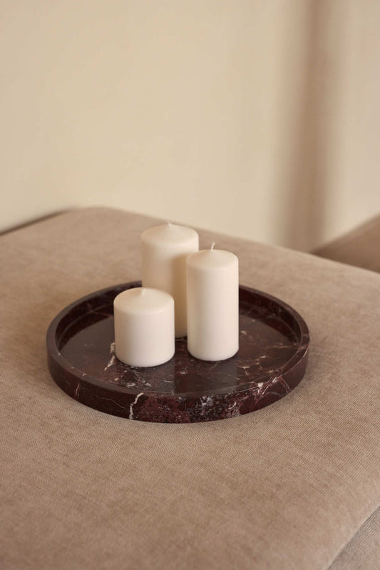 Round Marble Tray