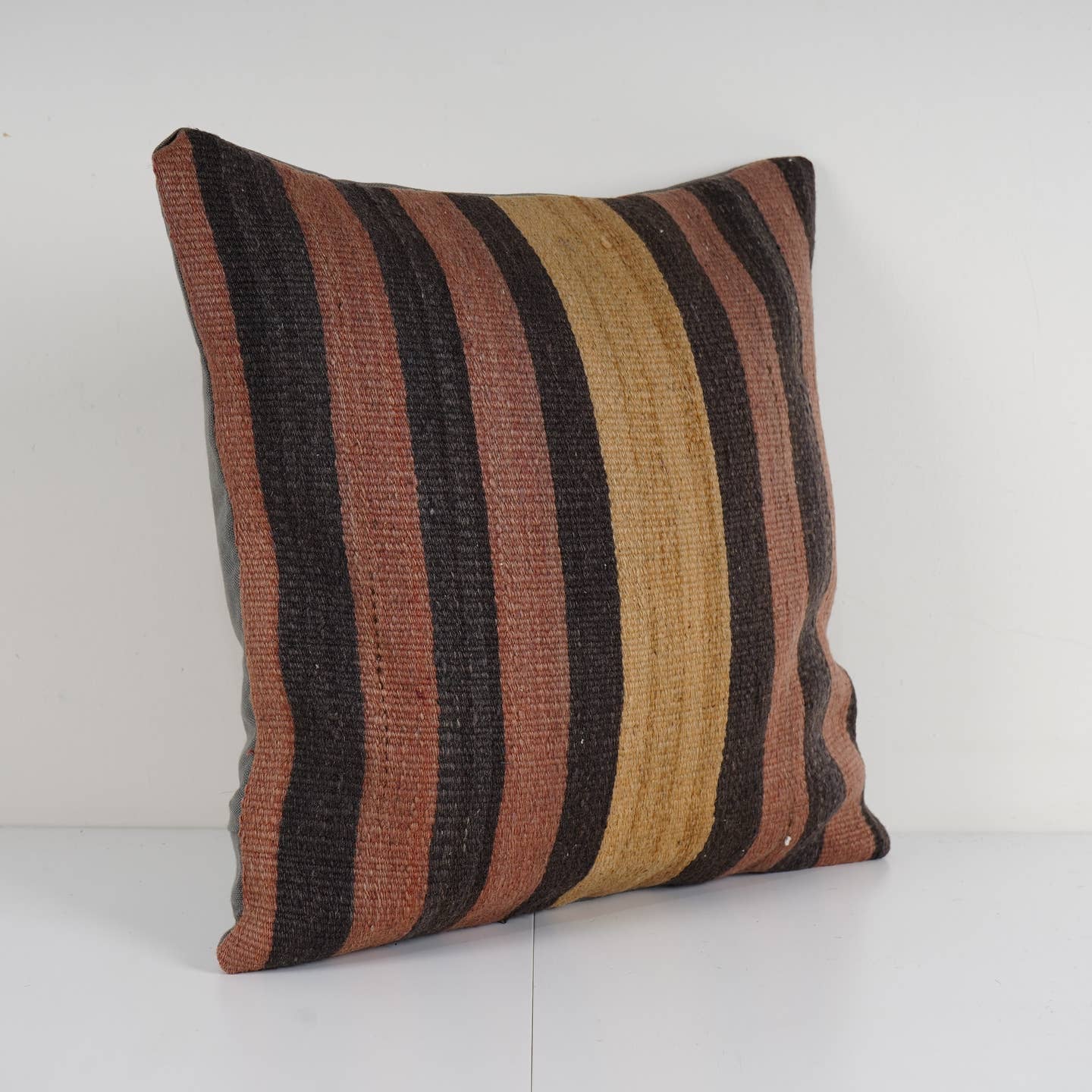 Vintage Wool Kilim Cushion - Tribal
