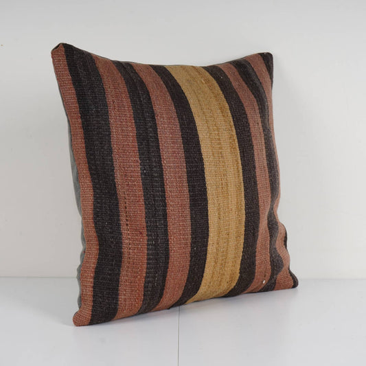 Vintage Wool Kilim Cushion - Tribal