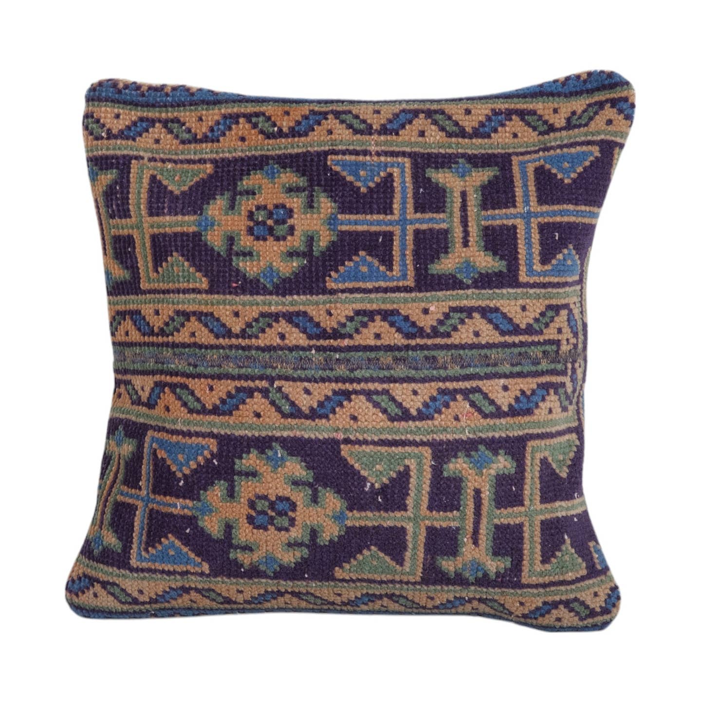 Vintage Kilim Wool Cushion - Oushak