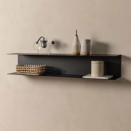 FOLD Double Shelf 1000 - Black