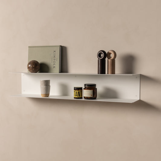 FOLD Double Shelf 1000 - White