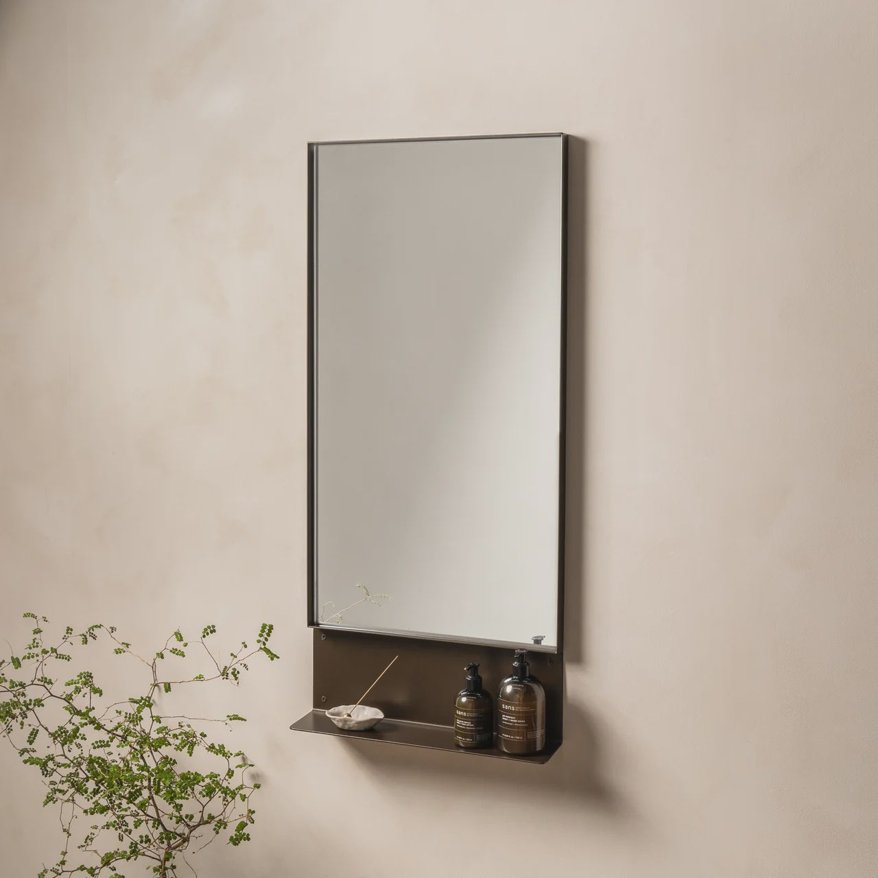 FOLD Ledge Mirror - Bronze