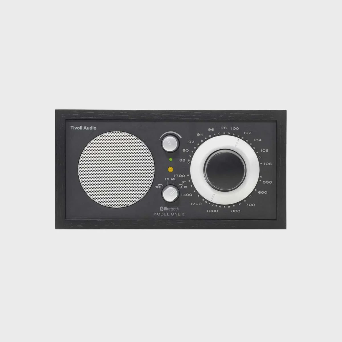 Model One BT AM/FM Bluetooth Table Radio - Black/Black Silver