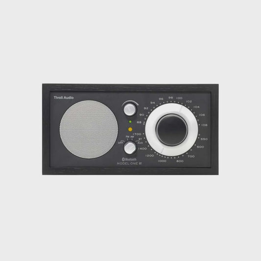 Model One BT AM/FM Bluetooth Table Radio - Black/Black Silver