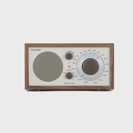 Model One AM/FM Table Radio - Walnut/Beige