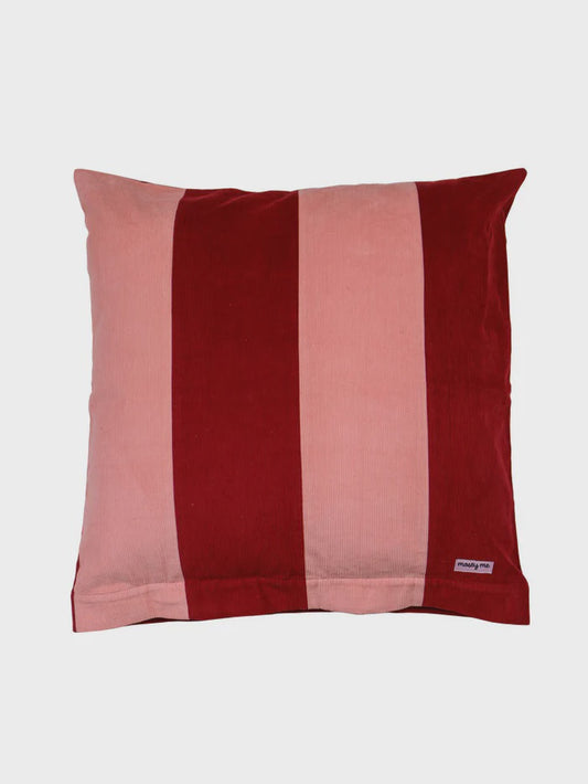 Corduroy Euro Pillowcase - Peach/Ruby