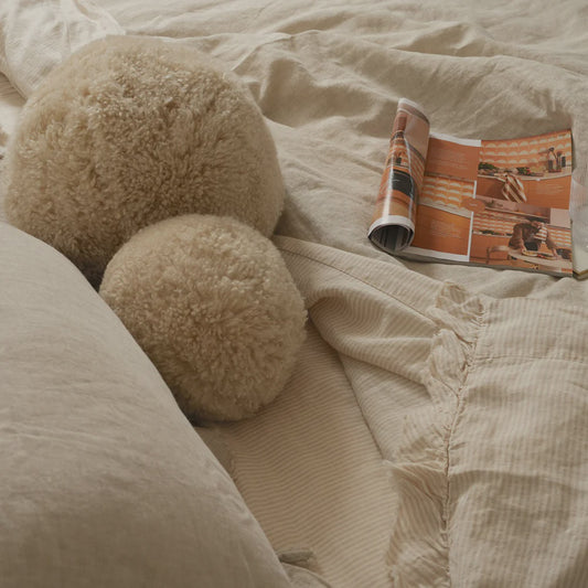 SheepSkin Ball Cushion - Medium