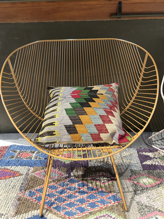 Vintage Kilim Wool Cushions - Bright 2