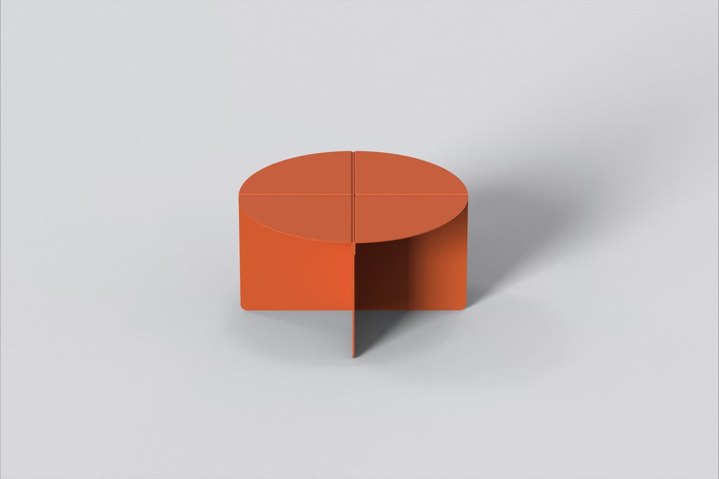Chris Cross Coffee Table - Gloss Orange