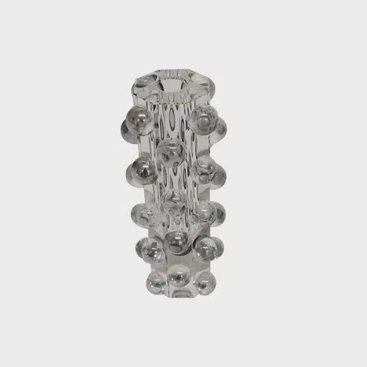 Crystal Dewit Vase - Smoke