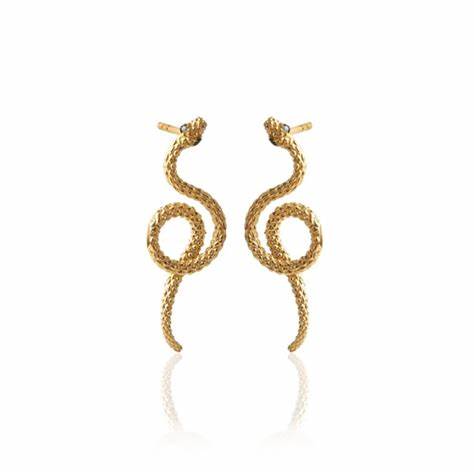Gold Loopy Serpents