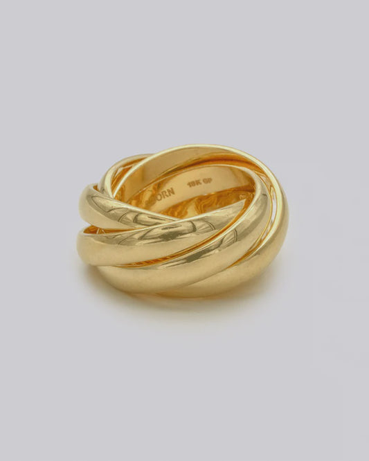 Gold-Vermeil Ring - TRINITY 5