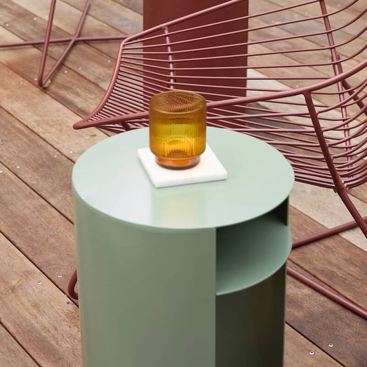 Waipuna Table - Stainless Steel - Sage